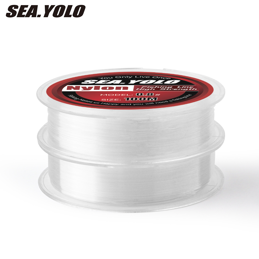 Ice Fishing Line - Sea.Yolo 100m importato forte cristallo nylon