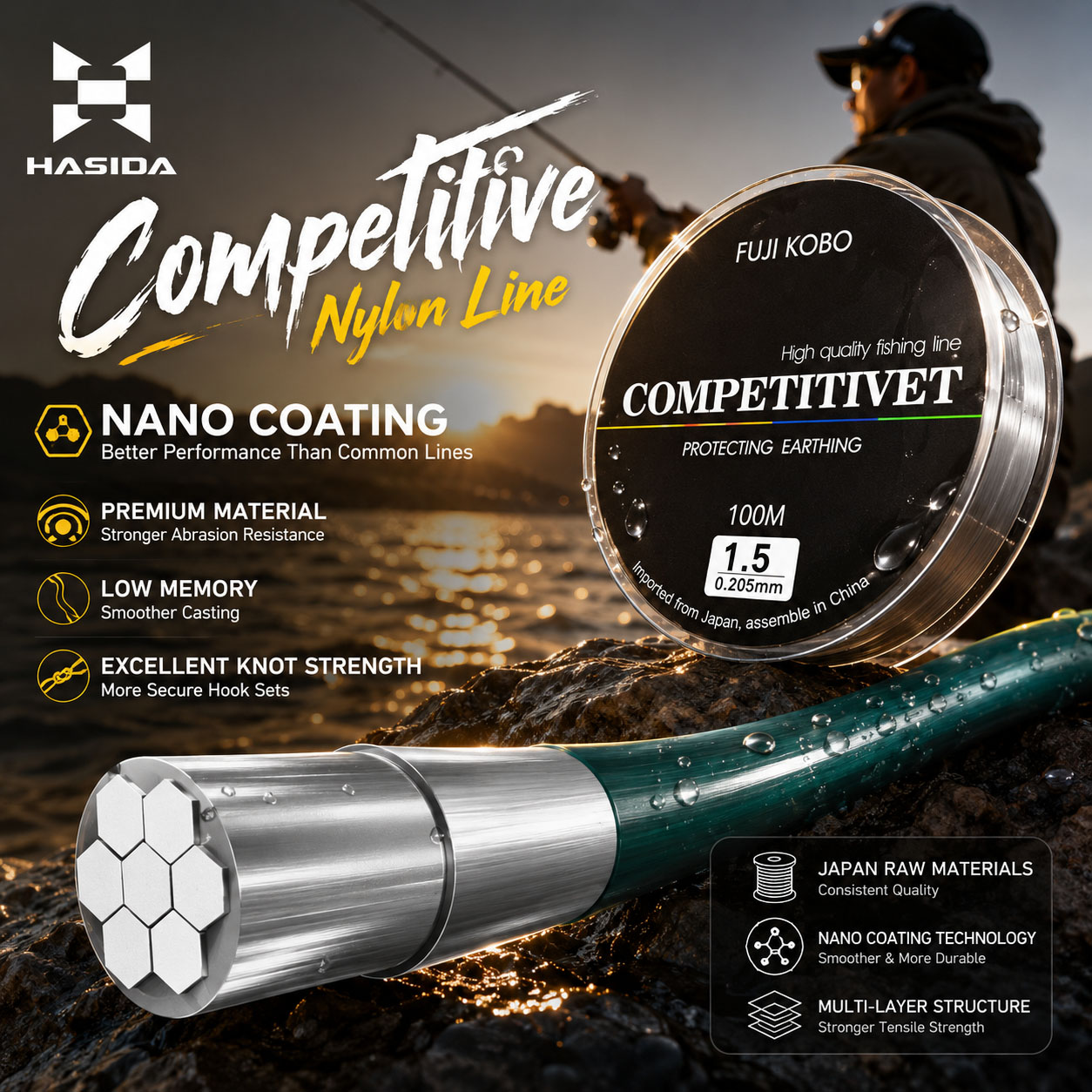 HASIDA, filo da pesca in nylon - Ice Fishing Line recensione e prezzo