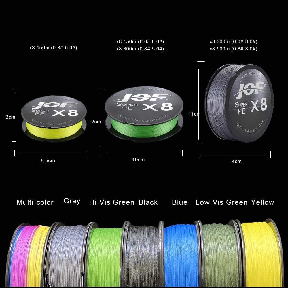 JOF Casting 8X 150m 300m 500m  - Ice Fishing Line recensione e prezzo